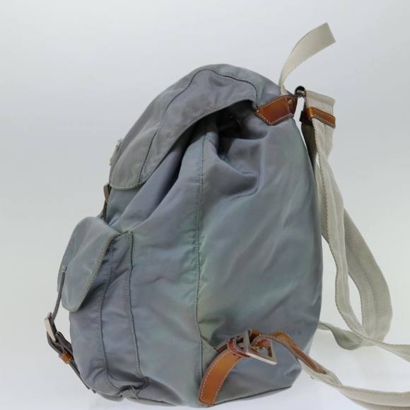 PRADA Backpack Nylon Light Blue Auth 65375 - Picture 5 of 16